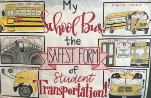 school bus advocate poster