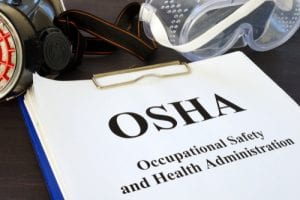 Photo of OSHA manual