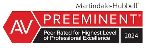 Martindale-Hubbell - Peer Rated for Highest Level of Professional Excellence - 2024