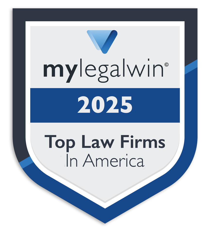 My Legal Win Top Law Firms 2025 badge