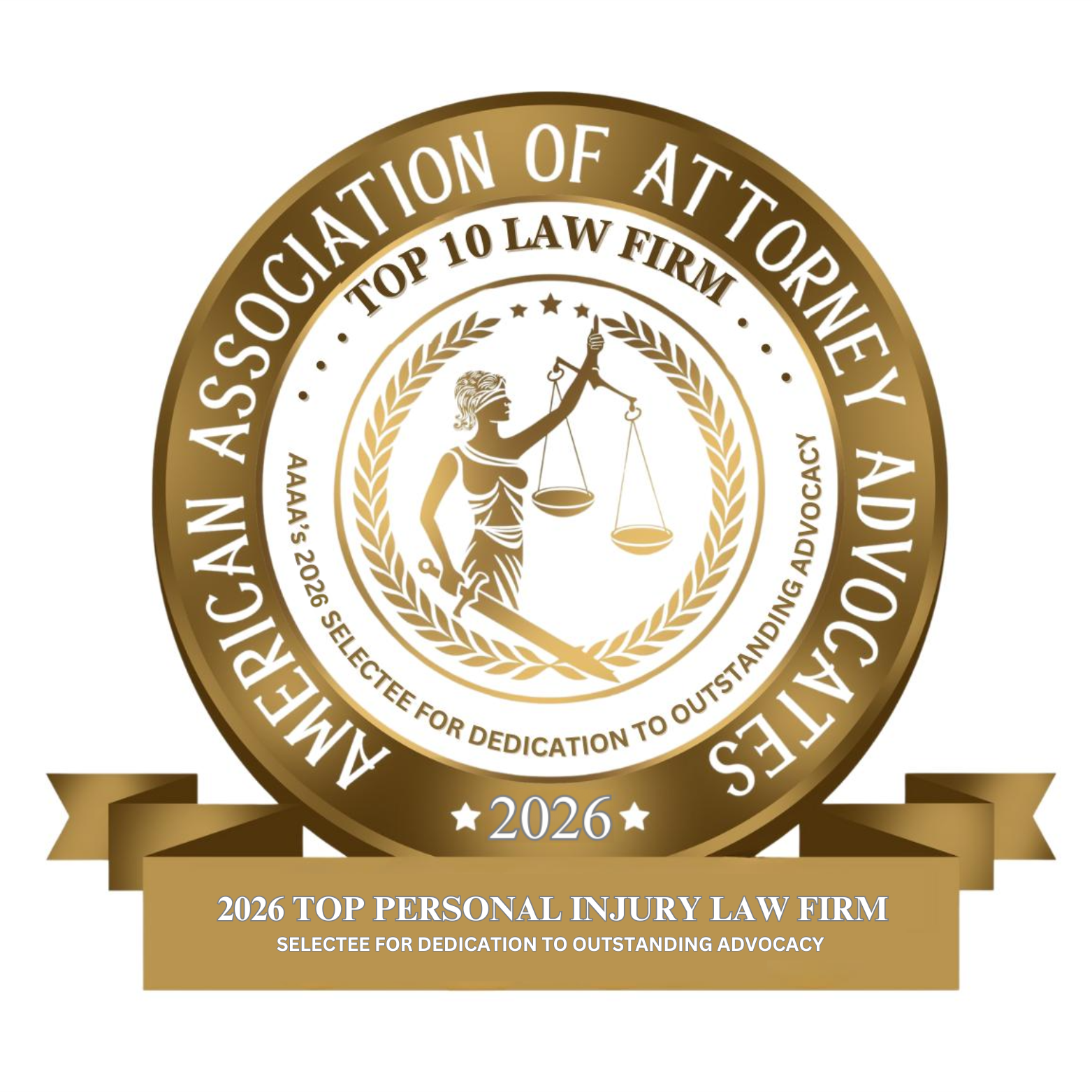 American Association of Attorney Advocates Badge 2026